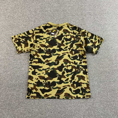 Bape 1st Camo One Point Tee Yellow