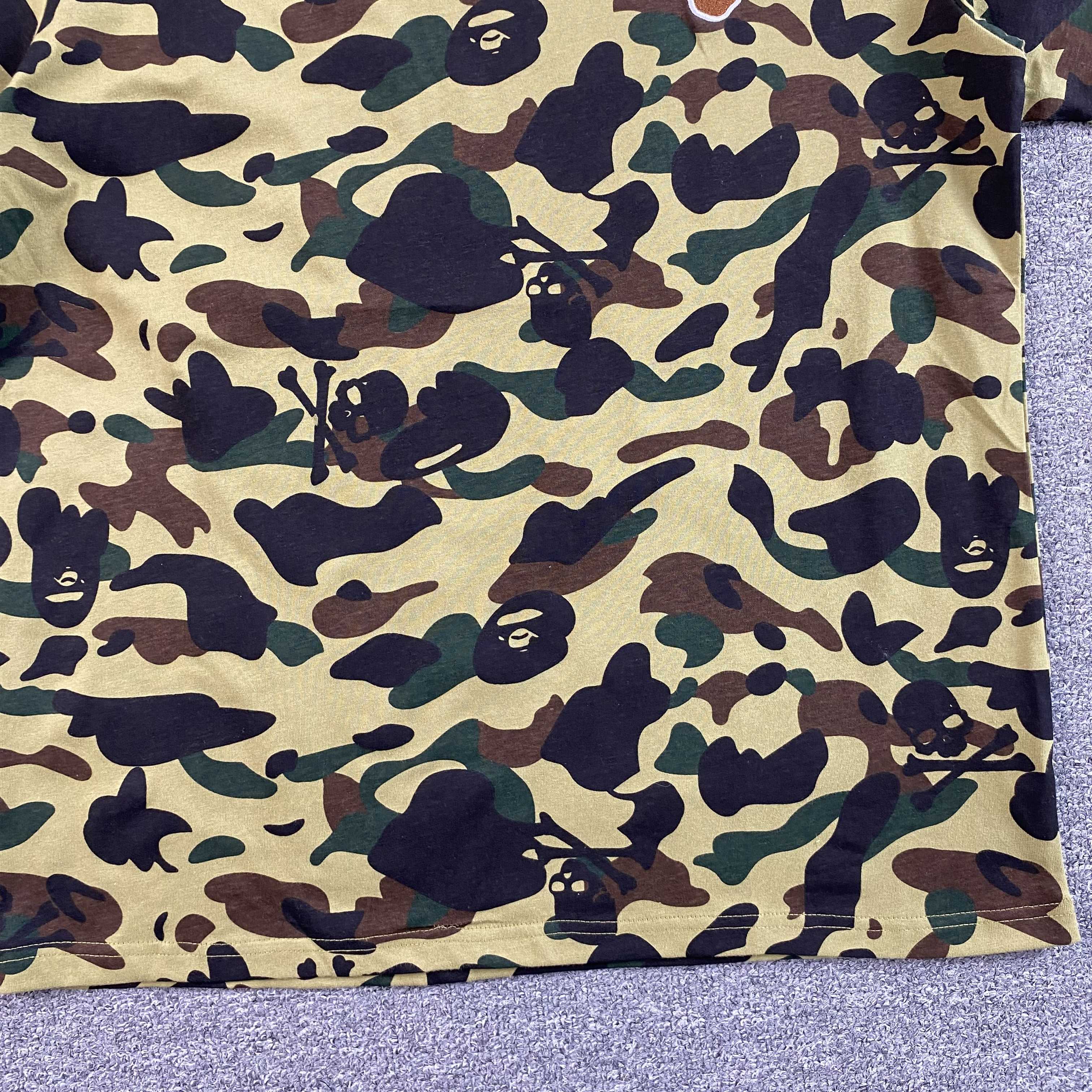 Bape 1st Camo One Point Tee Yellow