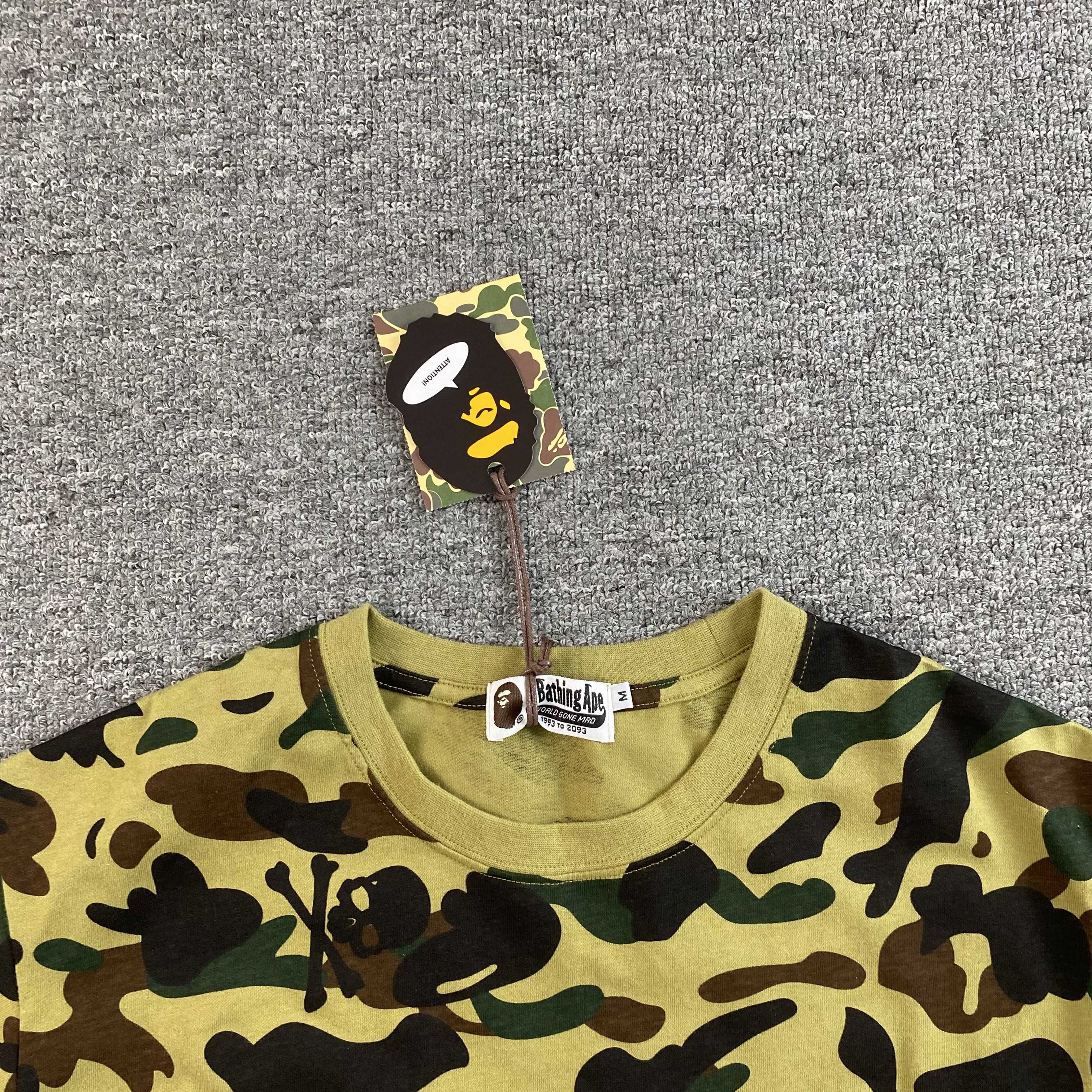 Bape 1st Camo One Point Tee Yellow