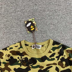 Bape 1st Camo One Point Tee Yellow