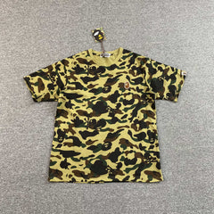 Bape 1st Camo One Point Tee Yellow