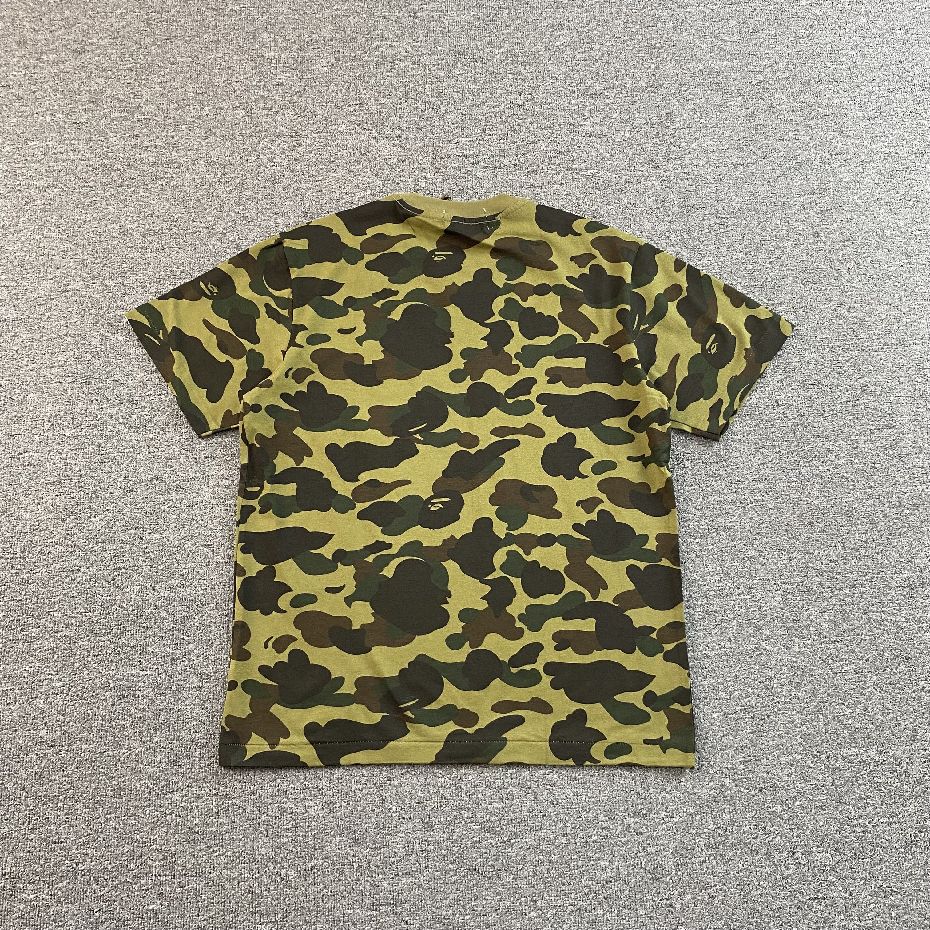 Bape 1st Camo Tee Green
