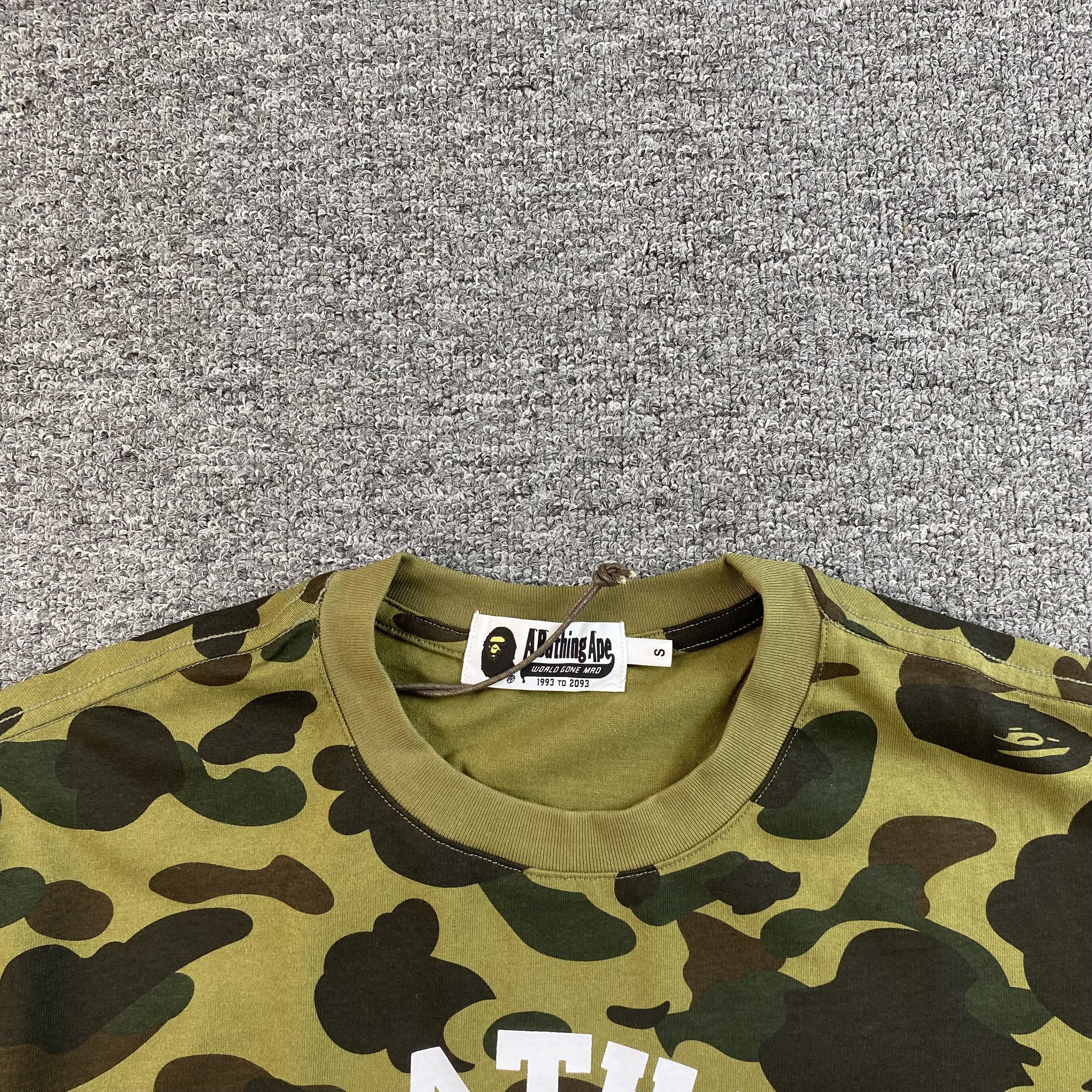 Bape 1st Camo Tee Green