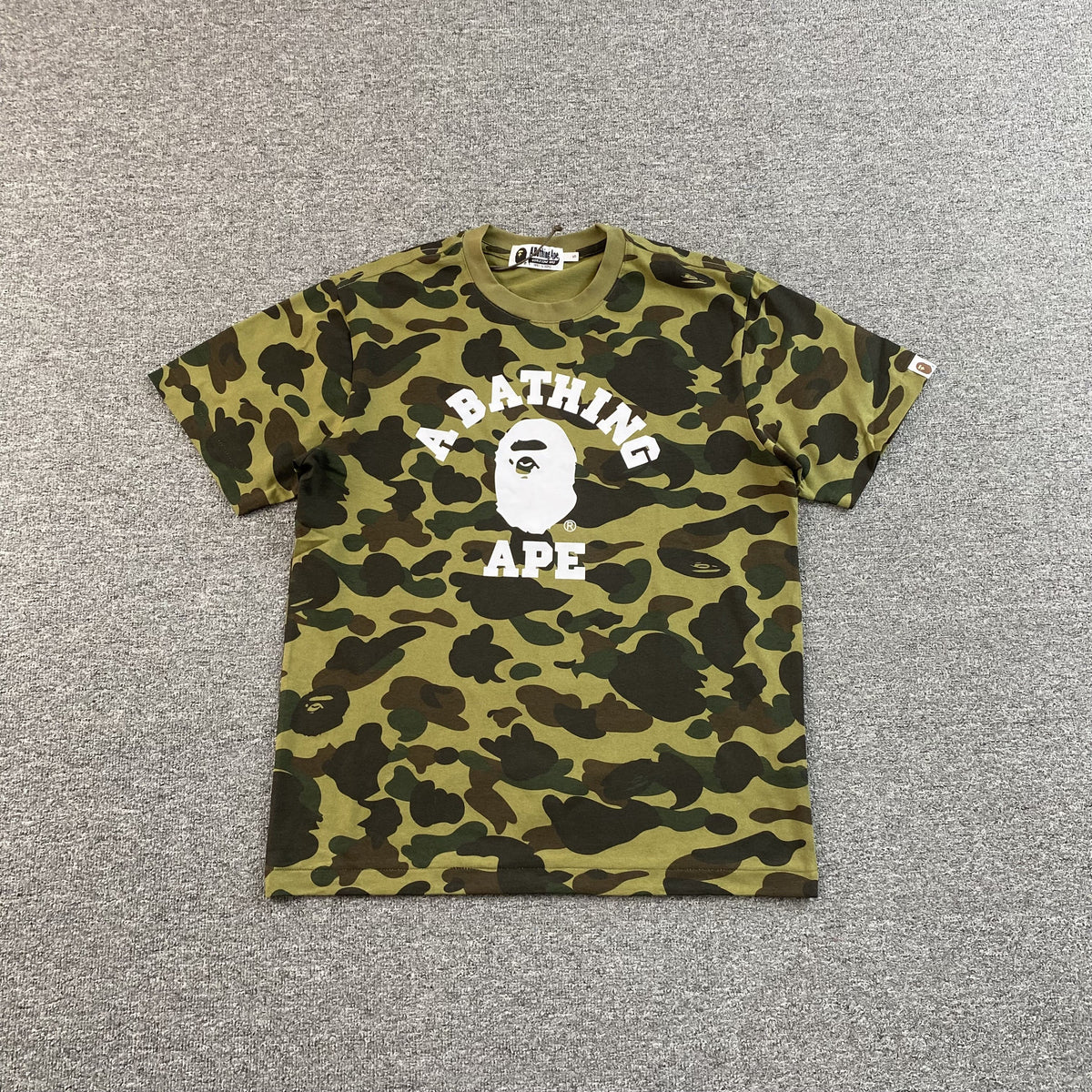 Bape 1st Camo Tee Green