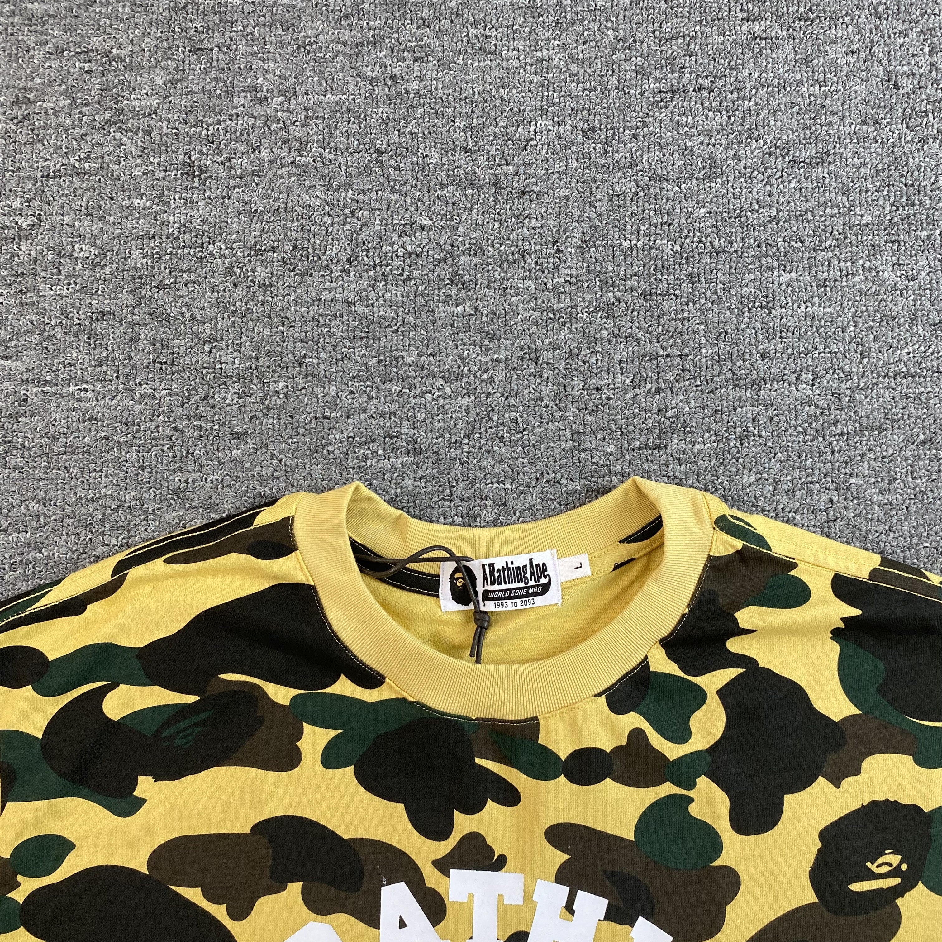 Bape 1st Camo Tee Yellow