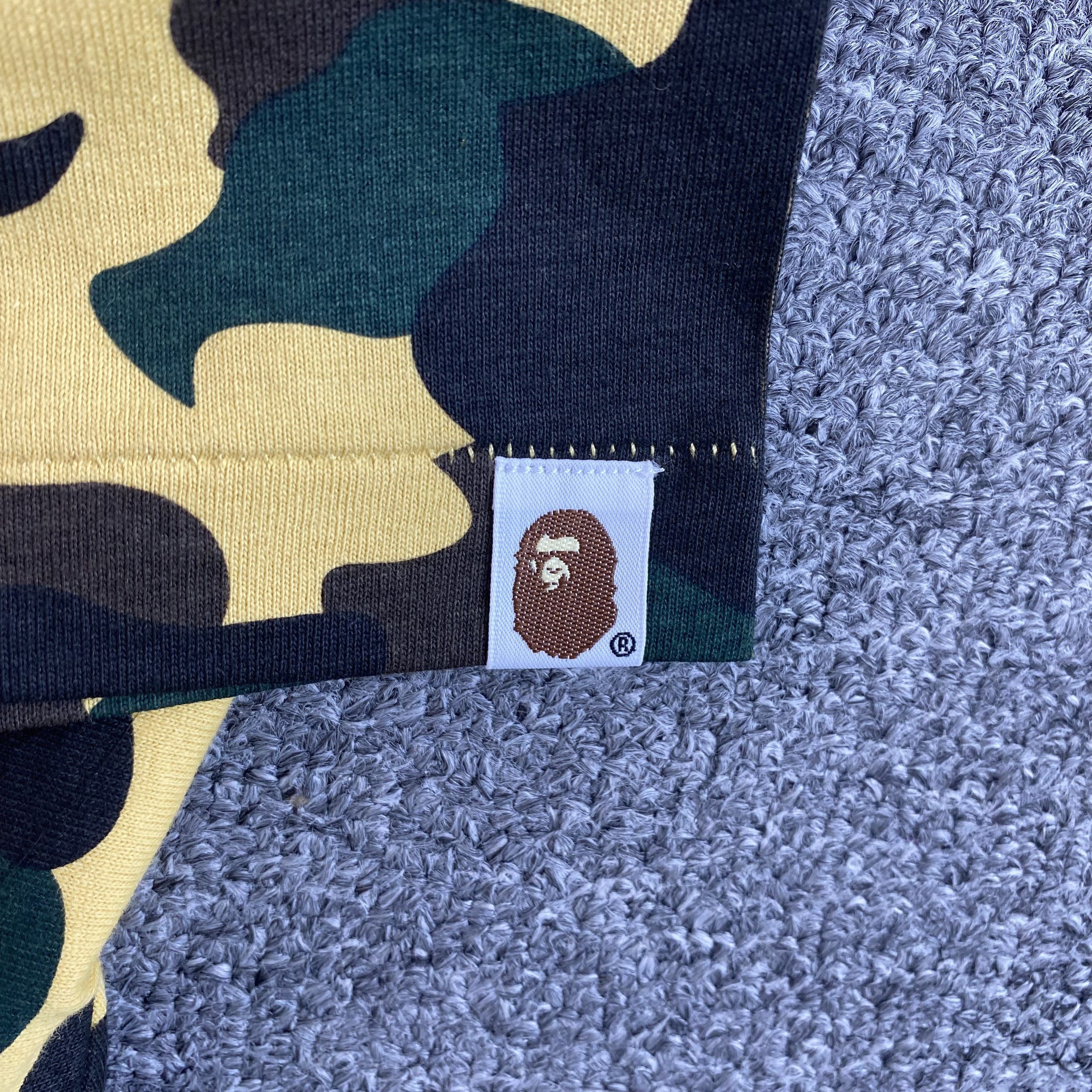 Bape 1st Camo Tee Yellow