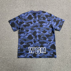 Bape ABC Camo Shark Tee Blue