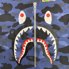 Bape ABC Camo Shark Tee Blue