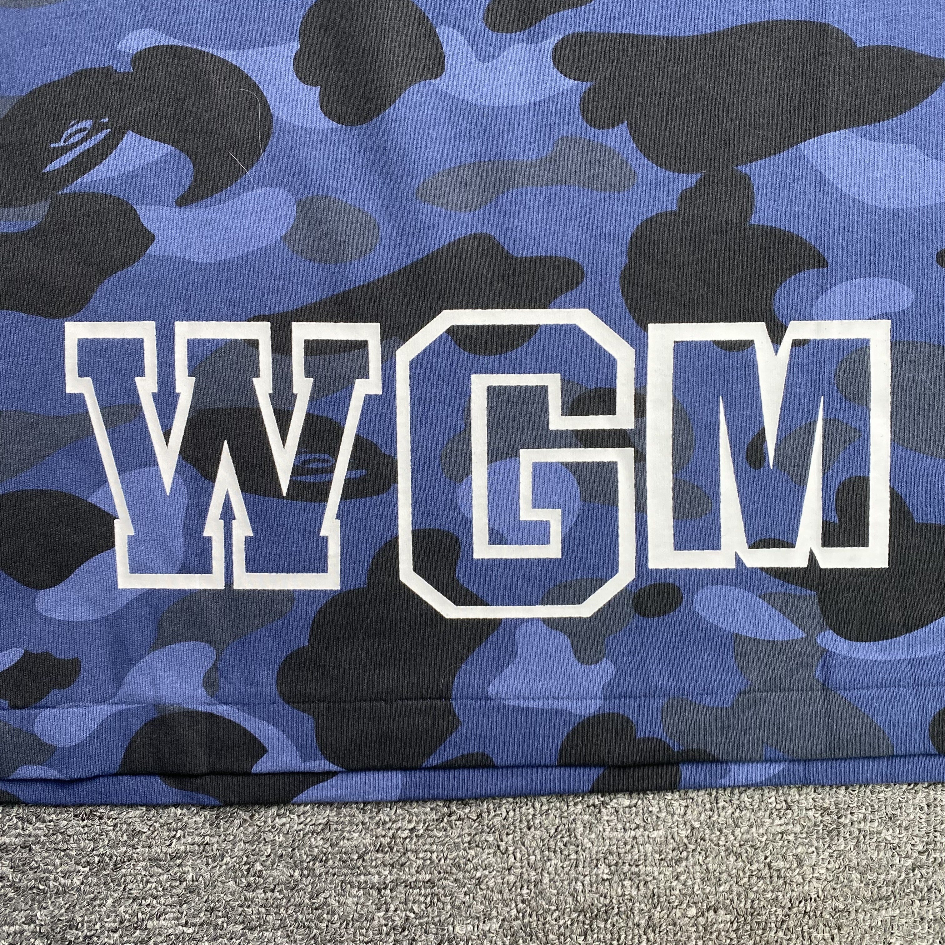 Bape ABC Camo Shark Tee Blue
