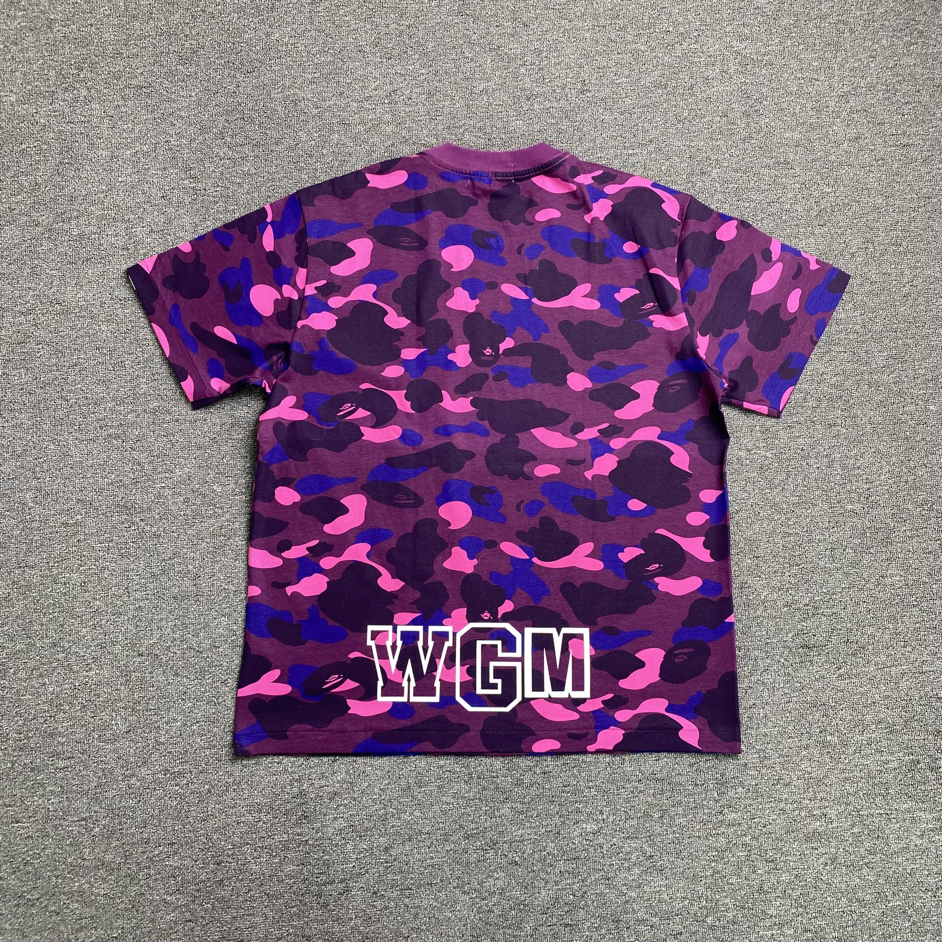 Bape ABC Camo Shark Tee Purple