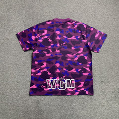 Bape ABC Camo Shark Tee Purple