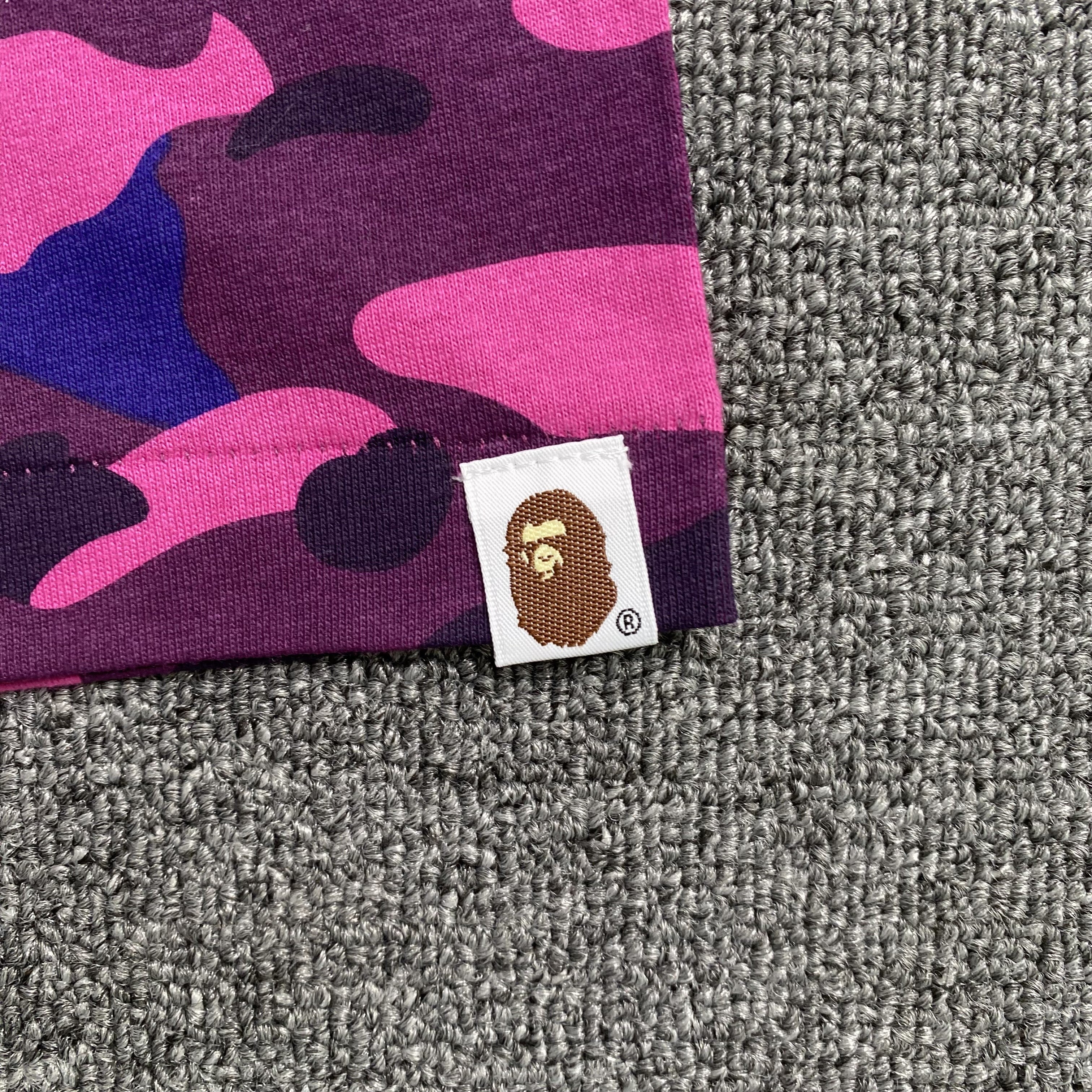 Bape ABC Camo Shark Tee Purple