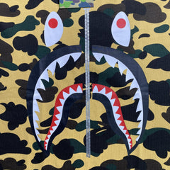 Bape ABC Camo Shark Tee Yellow