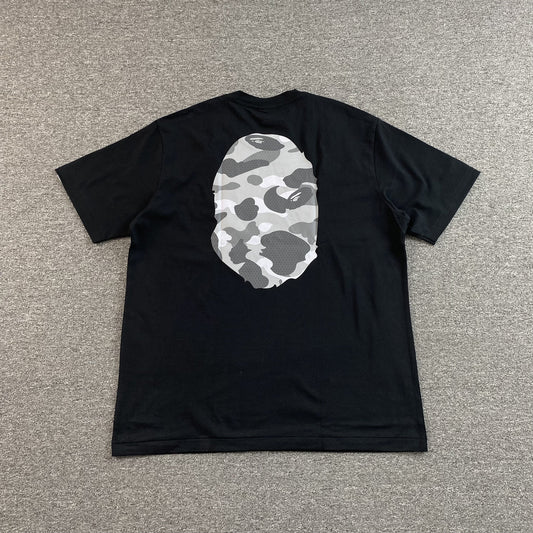 Bape Camo Big Ape Head Tee Black