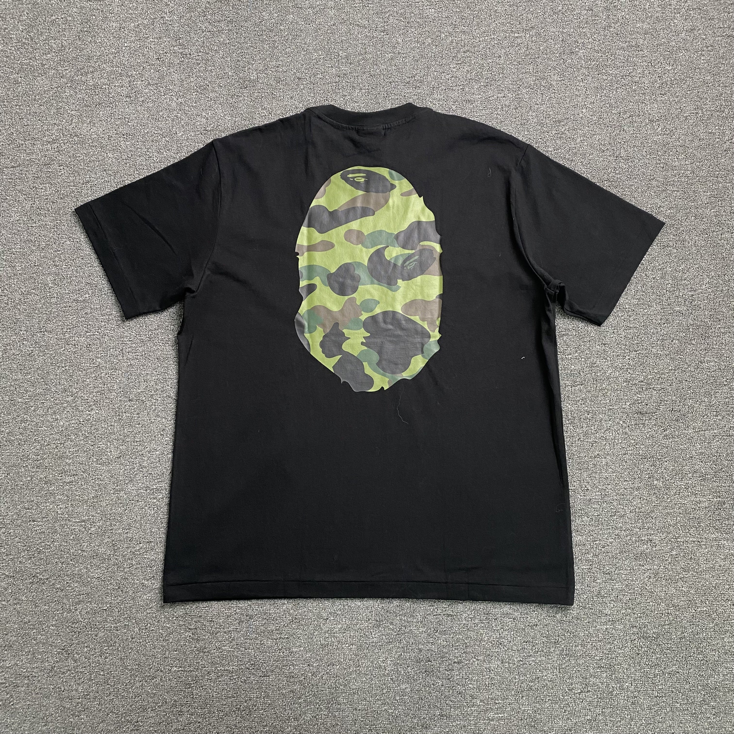 Bape Camo Big Ape Head Tee Black