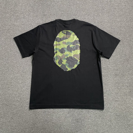 Bape Camo Big Ape Head Tee Black