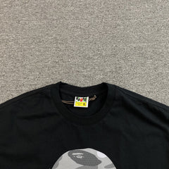 Bape Camo Big Ape Head Tee Black
