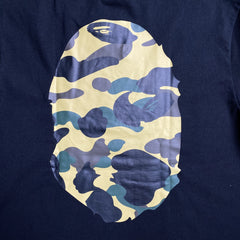 Bape Camo Big Ape Head Tee Black