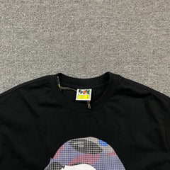 Bape Camo Big Ape Head Tee Black
