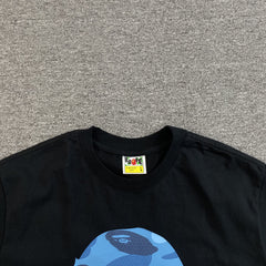 Bape Camo Big Ape Head Tee Black