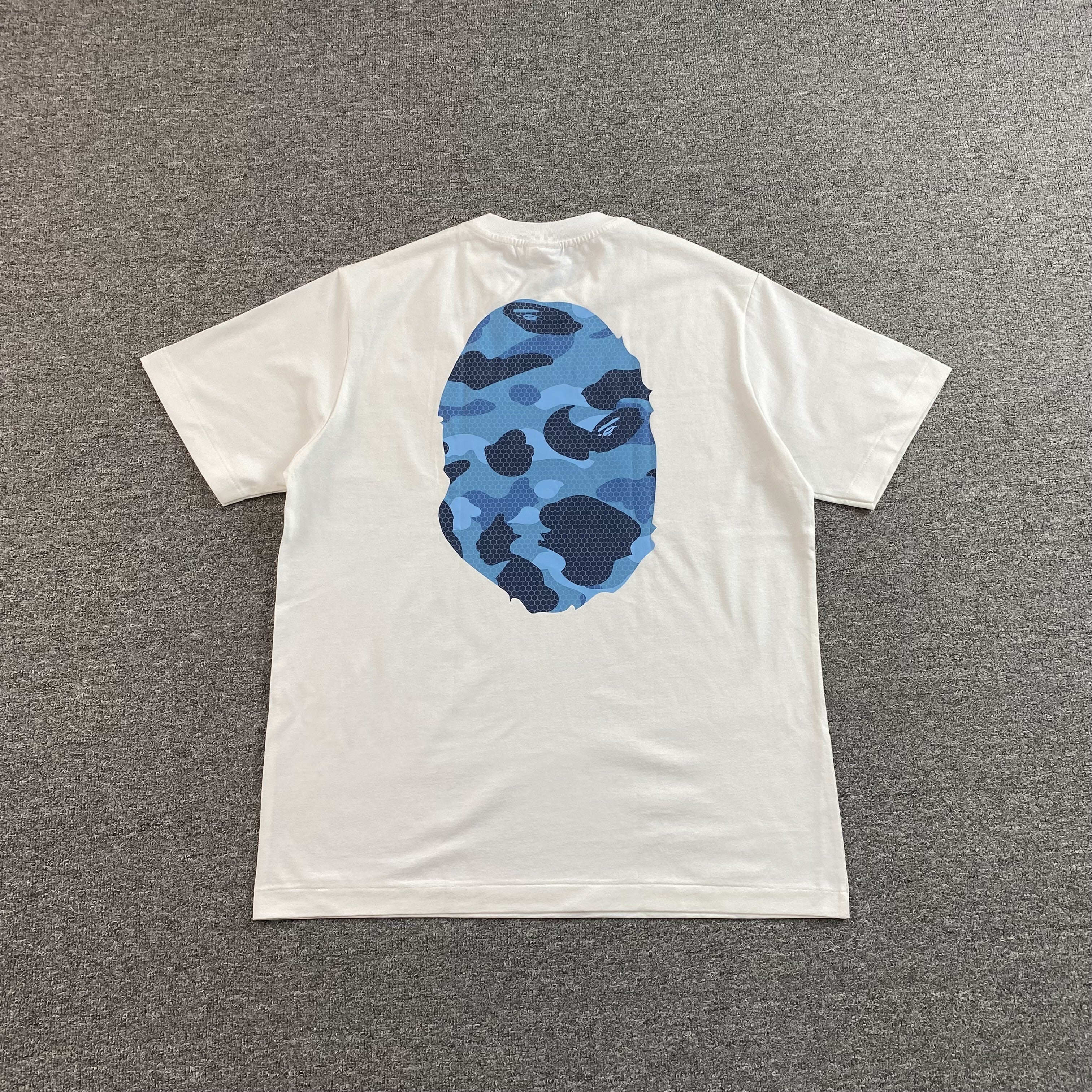 Bape Camo Big Ape Head Tee White