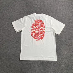 Bape Camo Big Ape Head Tee White