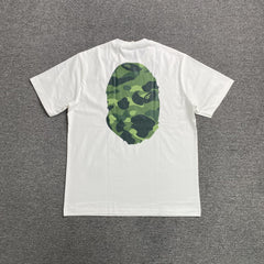 Bape Camo Big Ape Head Tee White