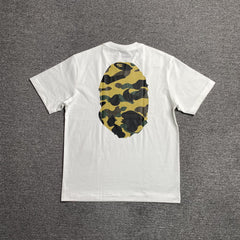 Bape Camo Big Ape Head Tee White