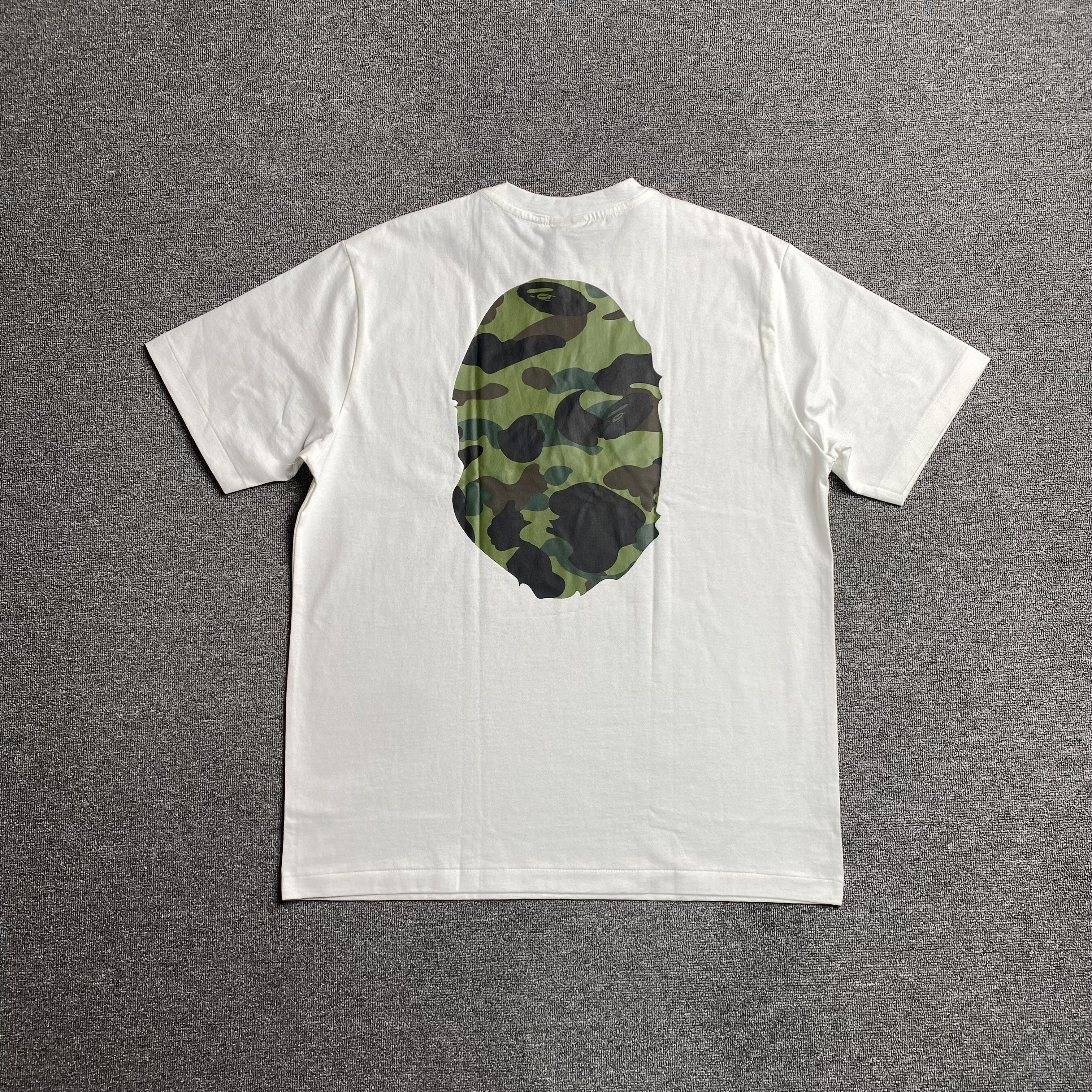 Bape Camo Big Ape Head Tee White