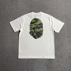 Bape Camo Big Ape Head Tee White