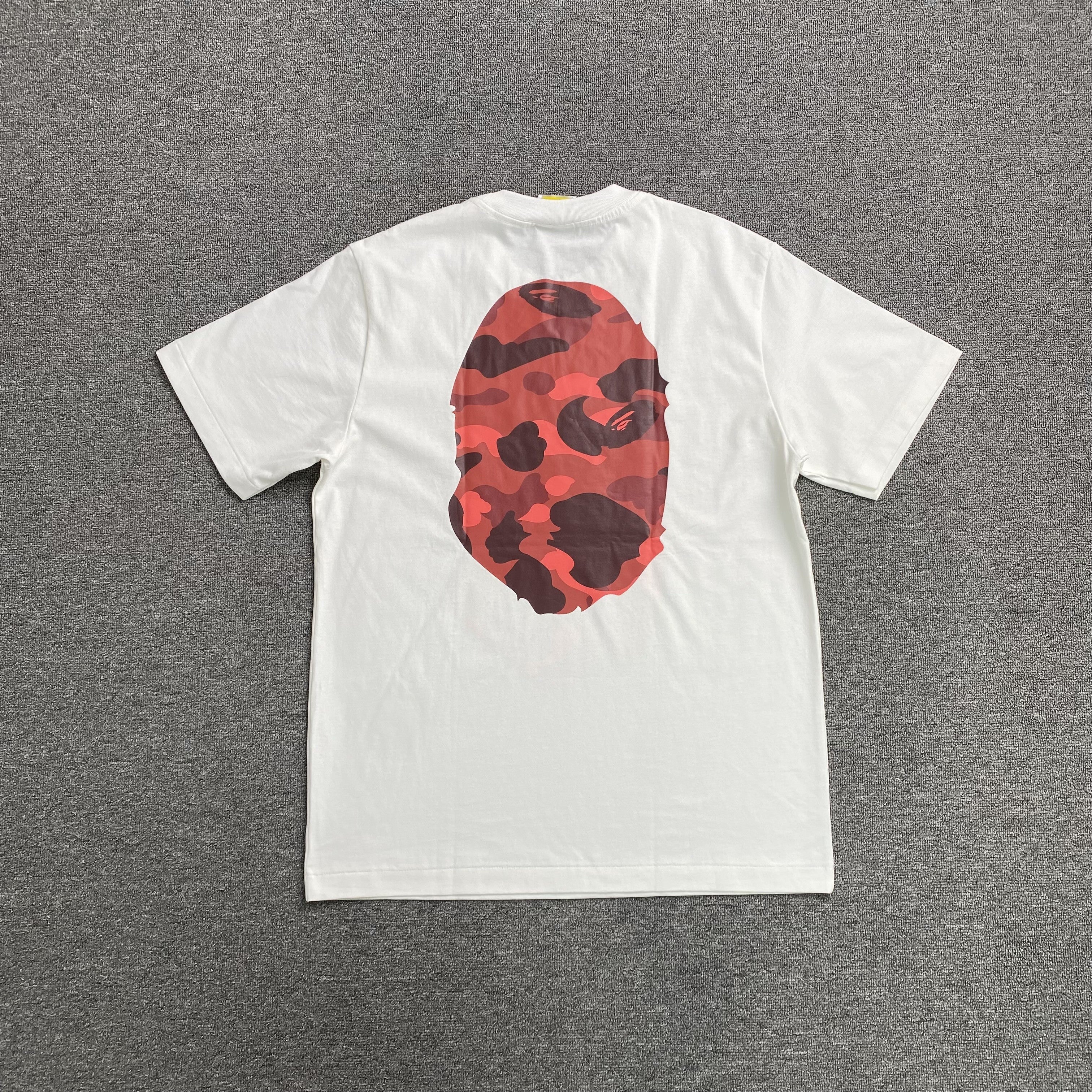 Bape Camo Big Ape Head Tee White