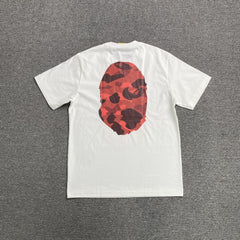 Bape Camo Big Ape Head Tee White