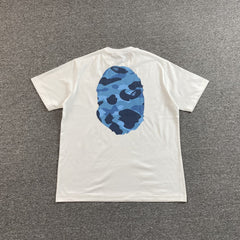 Bape Camo Big Ape Head Tee White