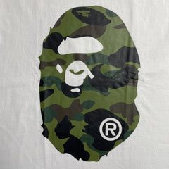 Bape Camo Big Ape Head Tee White