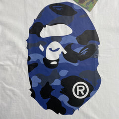 Bape Camo Big Ape Head Tee White