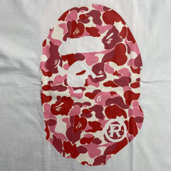 Bape Camo Big Ape Head Tee White