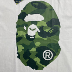 Bape Camo Big Ape Head Tee White