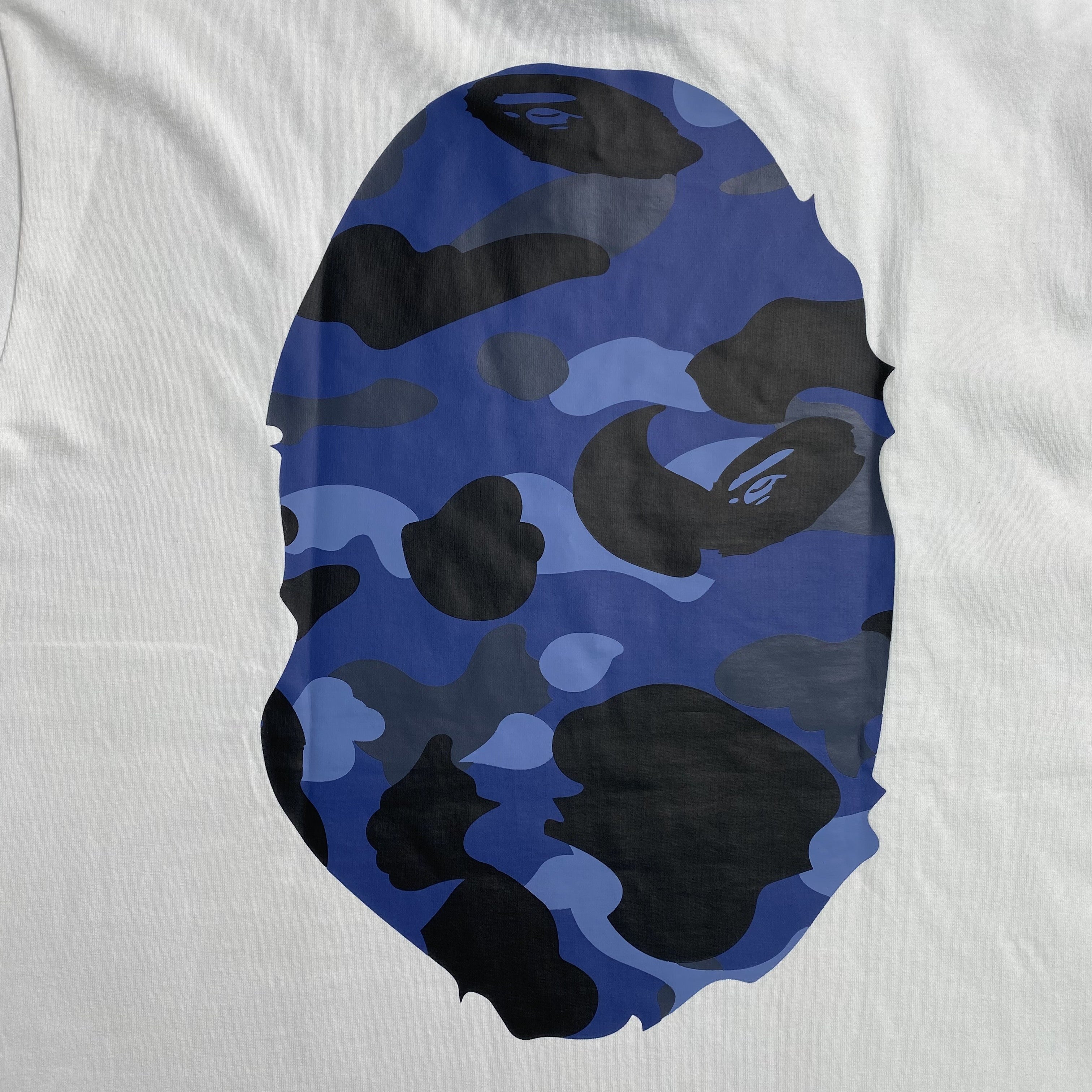 Bape Camo Big Ape Head Tee White