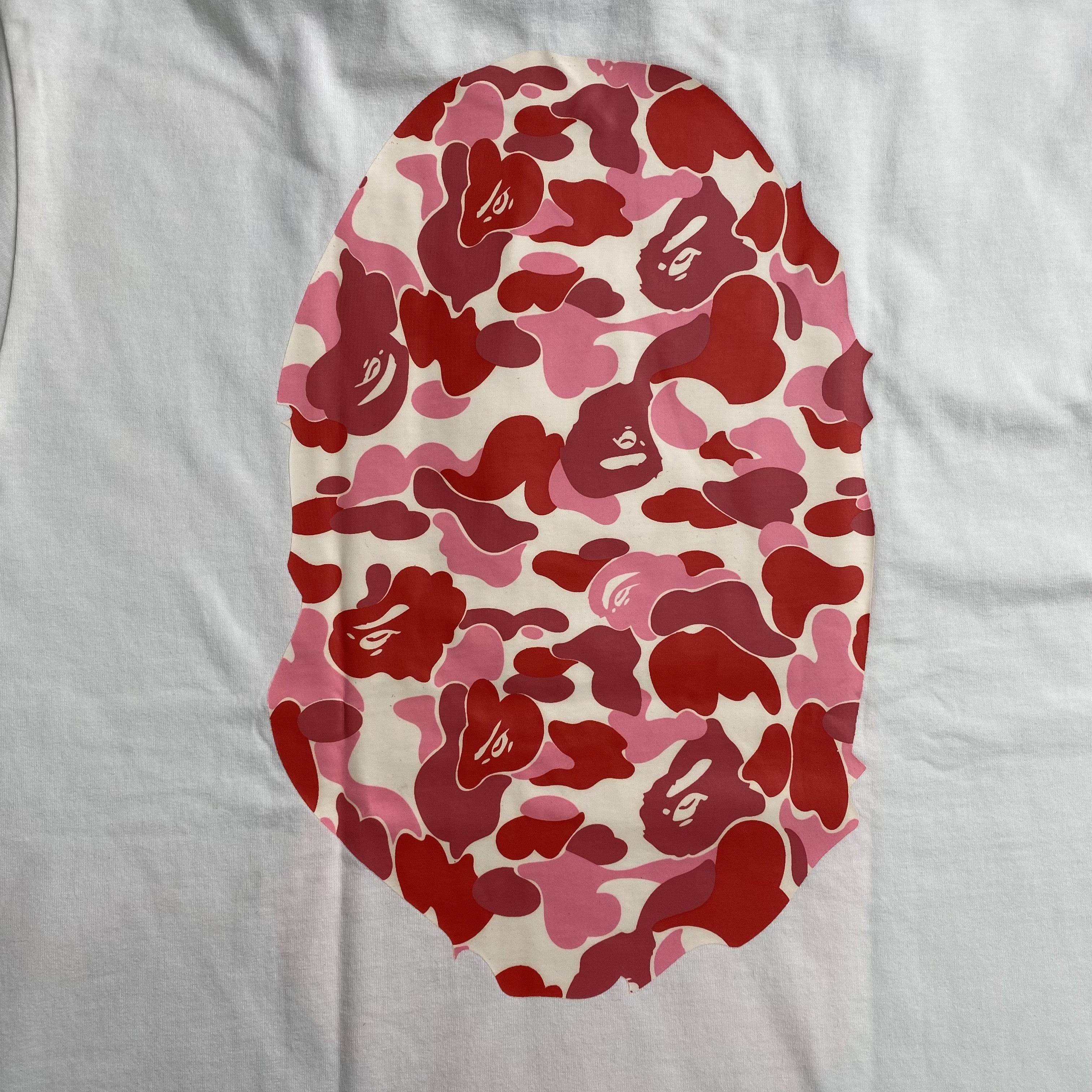 Bape Camo Big Ape Head Tee White