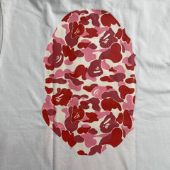 Bape Camo Big Ape Head Tee White