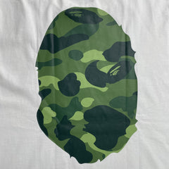 Bape Camo Big Ape Head Tee White