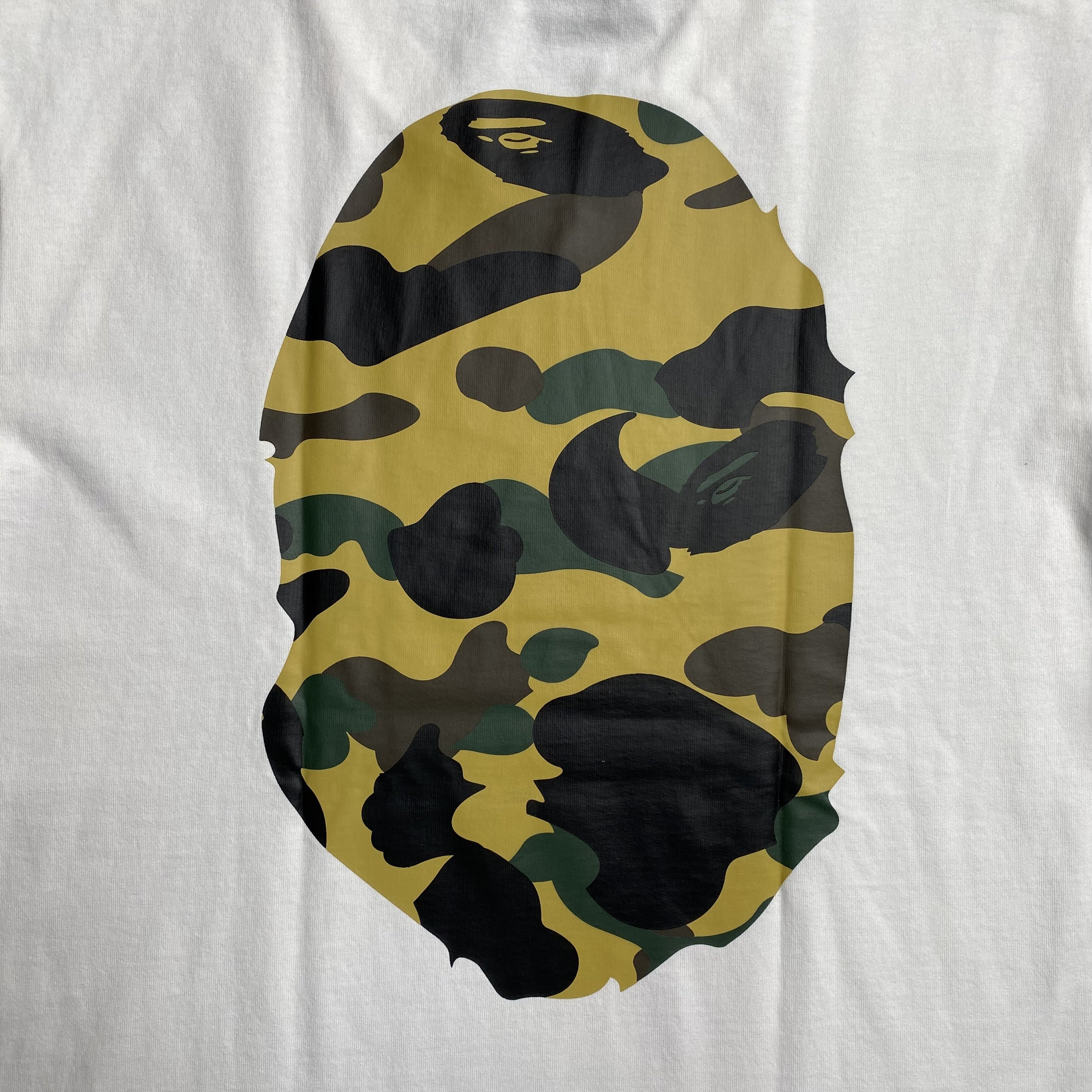 Bape Camo Big Ape Head Tee White
