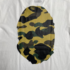 Bape Camo Big Ape Head Tee White