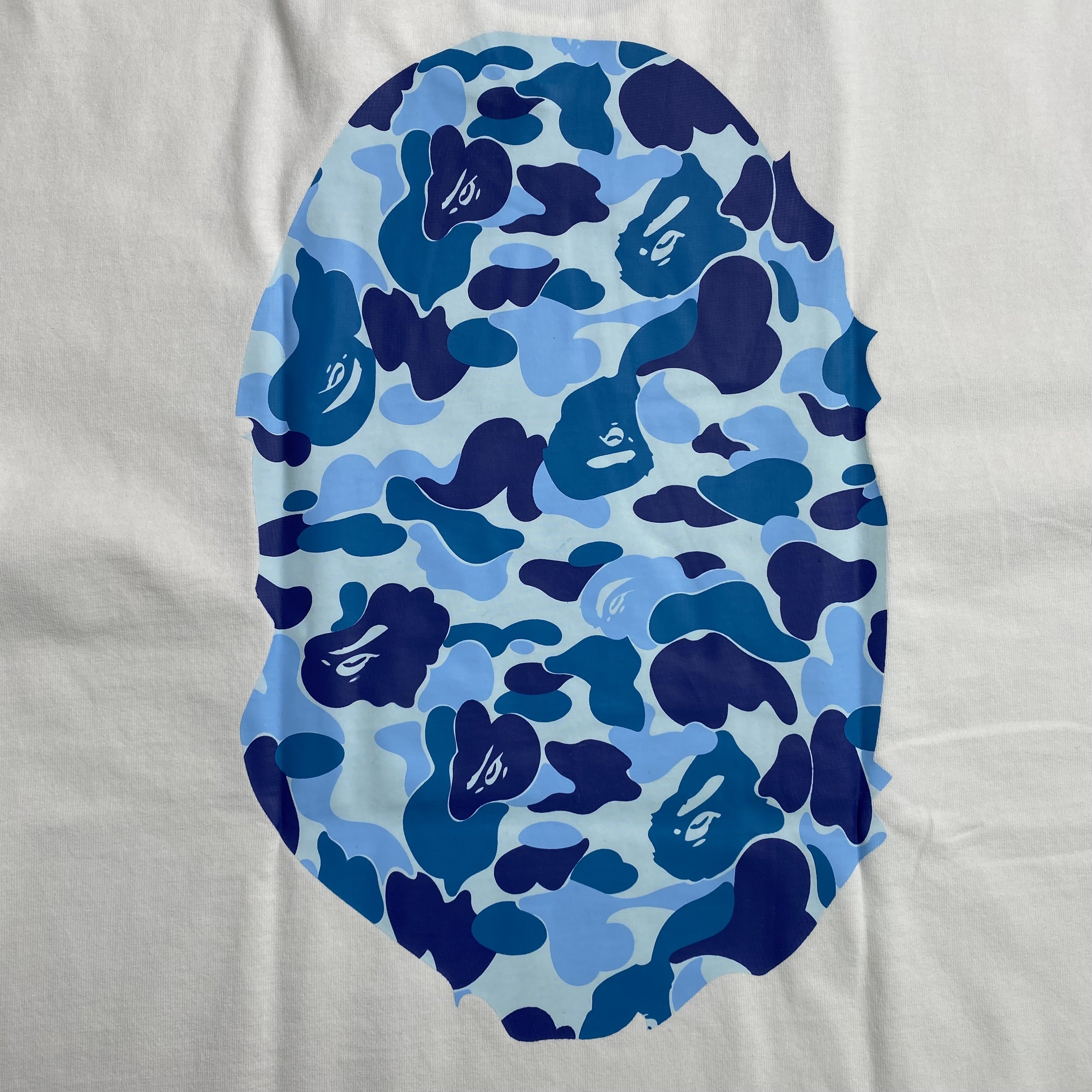 Bape Camo Big Ape Head Tee White