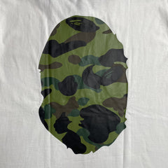 Bape Camo Big Ape Head Tee White