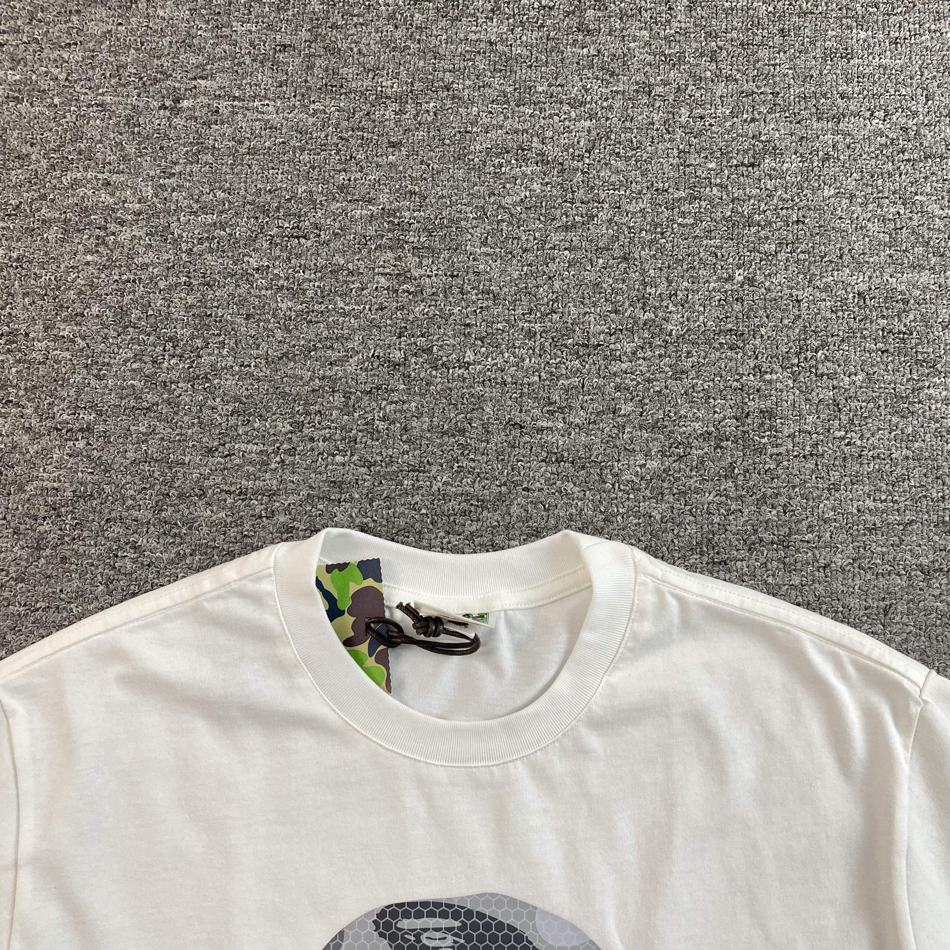 Bape Camo Big Ape Head Tee White