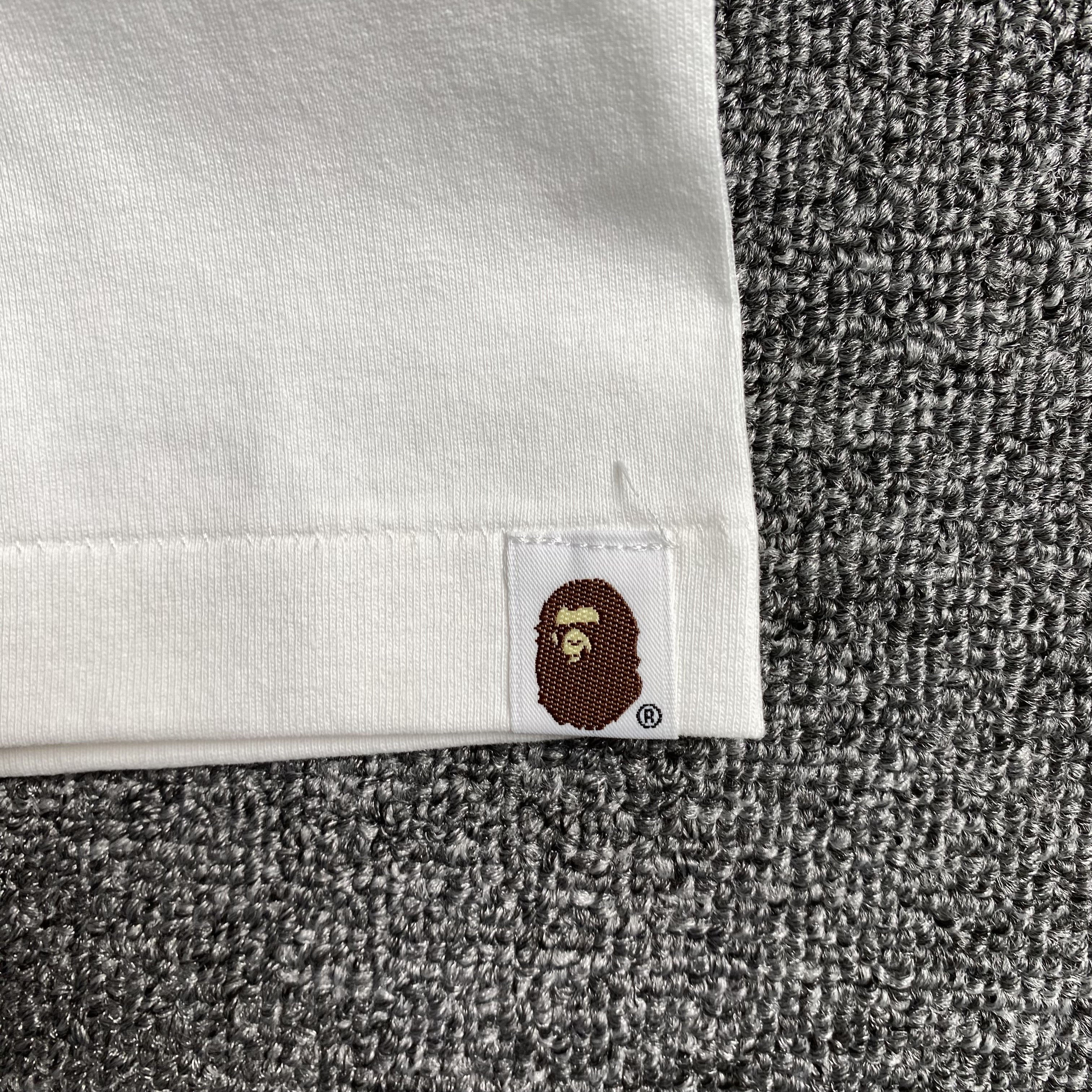Bape Camo Big Ape Head Tee White