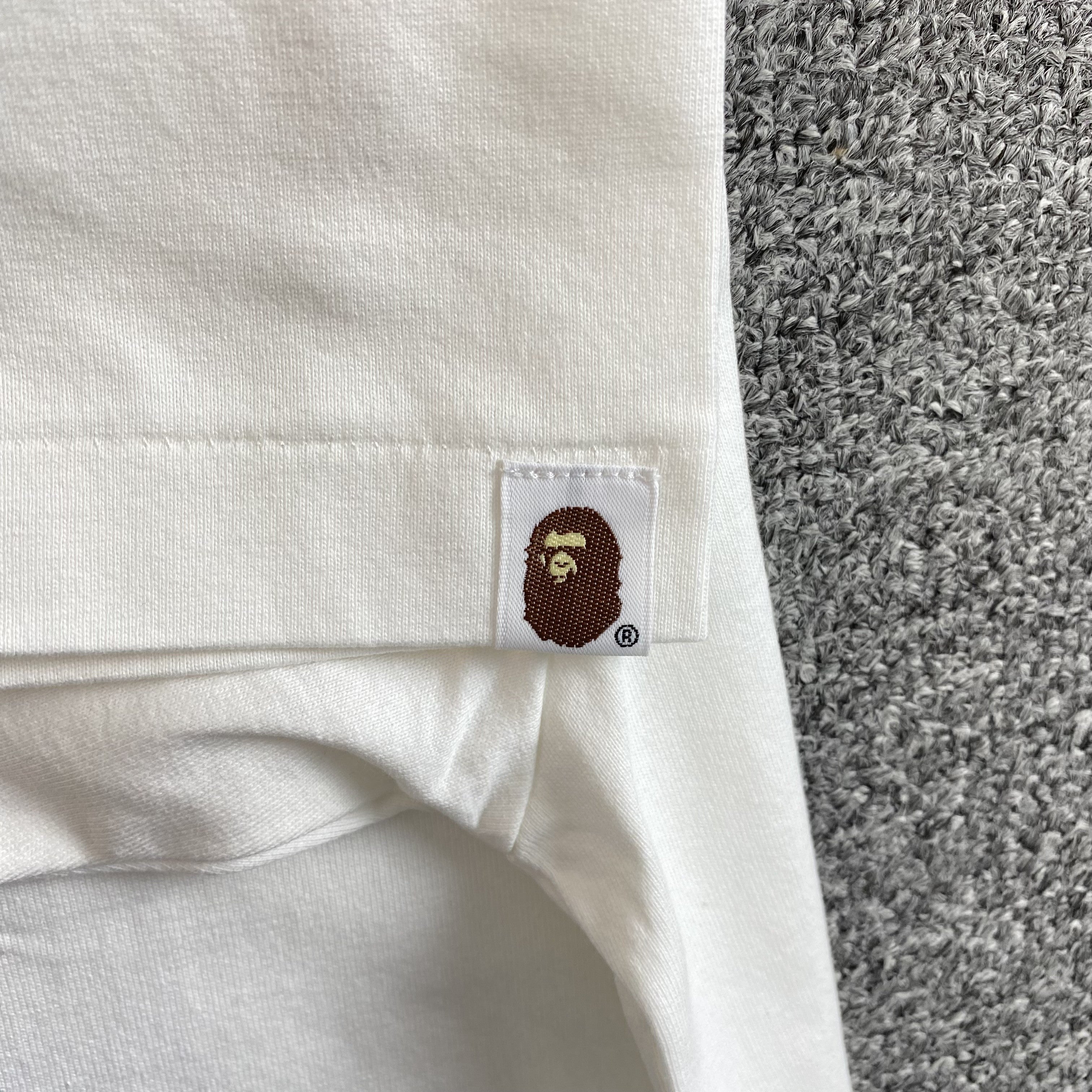 Bape Camo Big Ape Head Tee White
