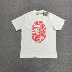 Bape Camo Big Ape Head Tee White