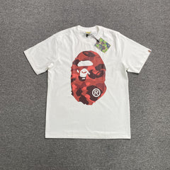 Bape Camo Big Ape Head Tee White